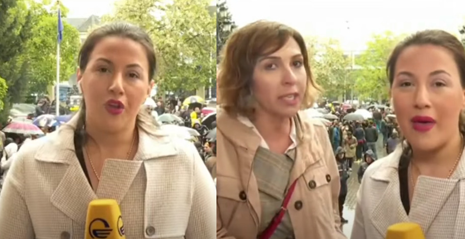 რა მოხდა “იმედის” ჟურნალისტის პირდაპირი ჩართვის დროს, რამაც უამრავი ნახვა დააგროვა