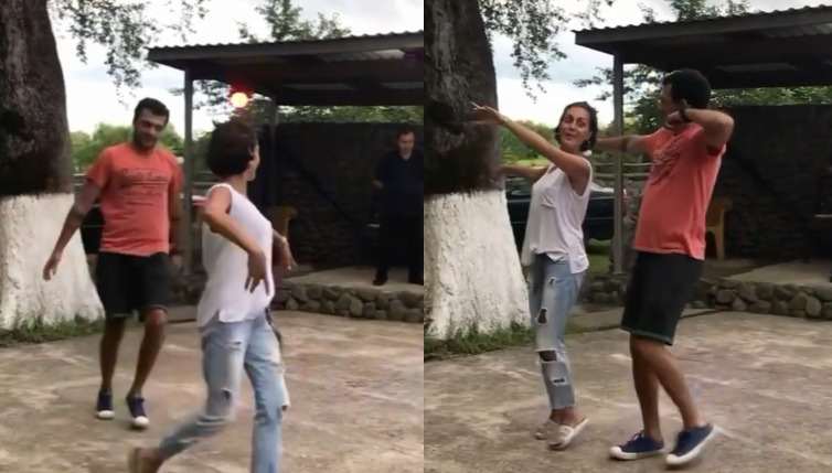 გიორგი მახარაძისა და მისი მოცეკვავე დედის მიერ შესრულებული ქართული ცეკვა (ვიდეო)