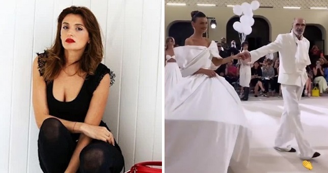 ზღაპრულ საქორწინო კაბაში გამოწყობილ ქრისტი ყიფშიძეს ყოფილი მამამთილი, ზურა ყიფშიძე მიაცილებს – საოცარი კადრები