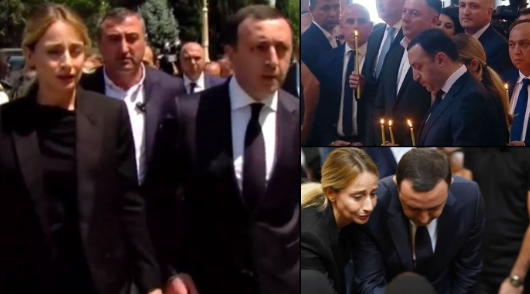 ატირებული ნუნუკა თამაზაშვილი – სულისშემძვრელი ფოტოები ტრაგიკულად დაღუპული ადამიანების სამოქალაქო პანაშვიდიდან