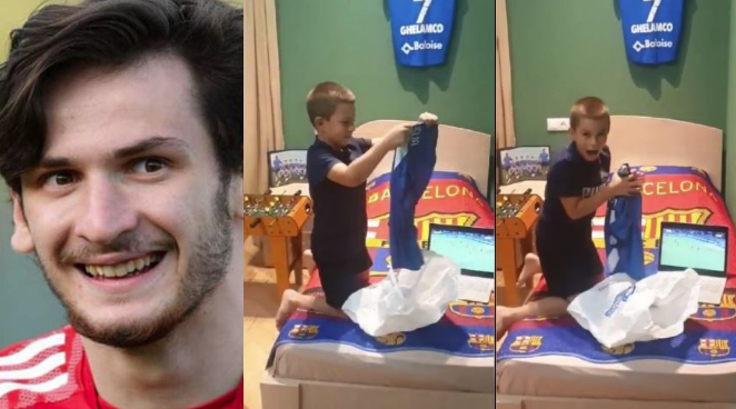 ხვიჩა კვარაცხელიამ პატარა ქართველი ფეხბურთელი გაახარა – ნახეთ ბავშვის გულწრფელი ემოცია