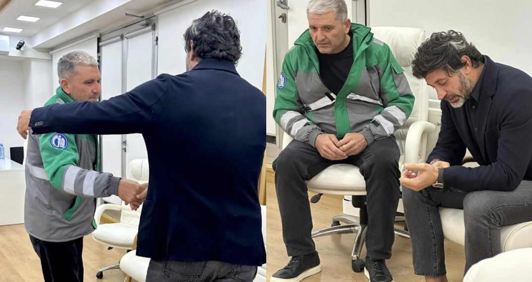 ეს ემოციური დიალოგი აგატირებთ – ნახეთ კახი კალაძე დევი მეზურნიშვილს შეხვდა