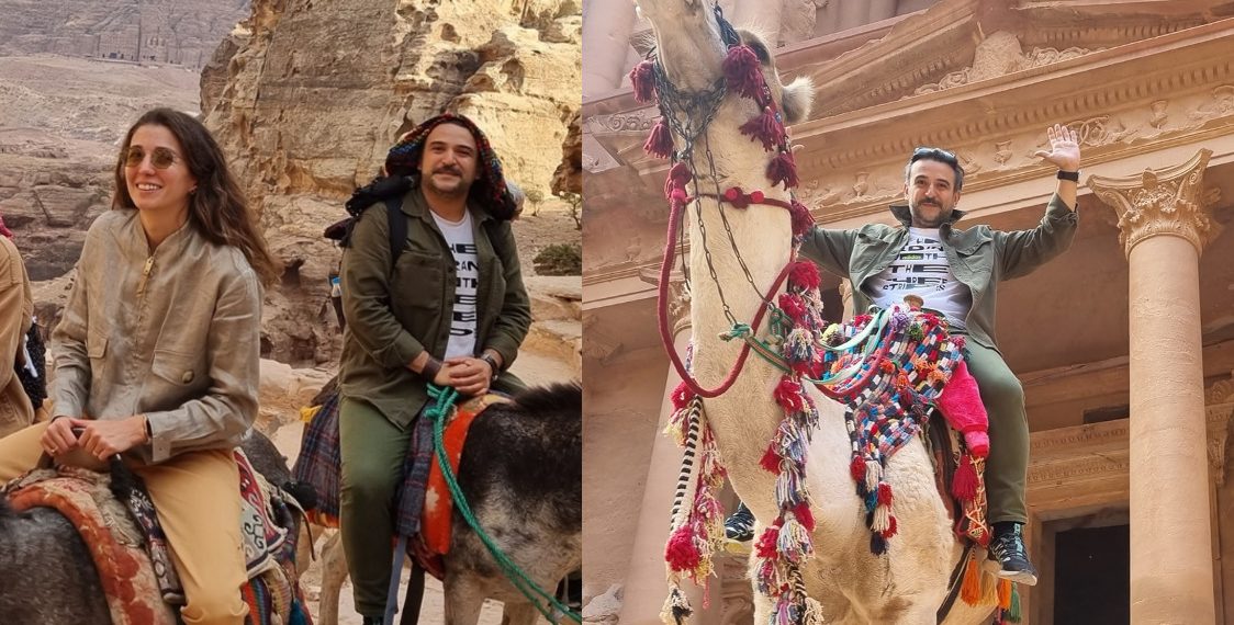 “პეტრა – აქლემებით, ვირებით და ფეხით გავლილი 17 კილომეტრიანი ზღაპარი” – ნახეთ რა ფოტოებს აქვეყნებს ნიკოლოზ წულუკიძე მეუღლესთან და მეგობრებთან ერთად იორდანიიდან