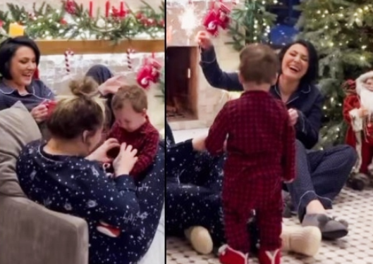 „მაკა ბებია“ – მაკა ზამბახიძე შვილთან და შვილიშვილთან ერთად გადაღებულ სახალისო კადრებს გვიზიარებს