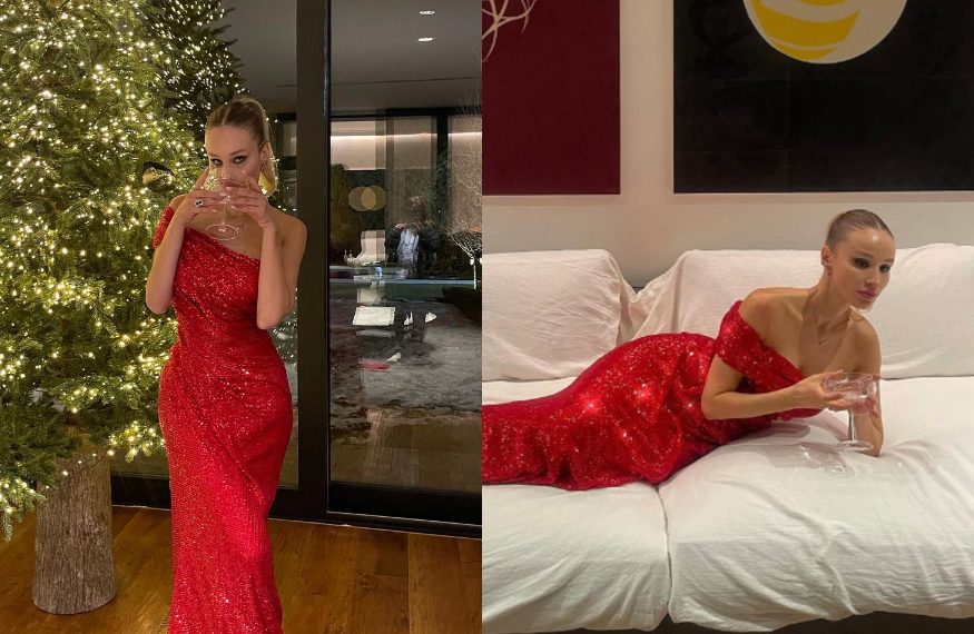 ასე შეხვდა ანუკი არეშიძე ახალ წელს – ნახეთ დიზაინერის დახვეწილი და ელეგანტური ჩაცმულობა და საახალწლო მილოცვა