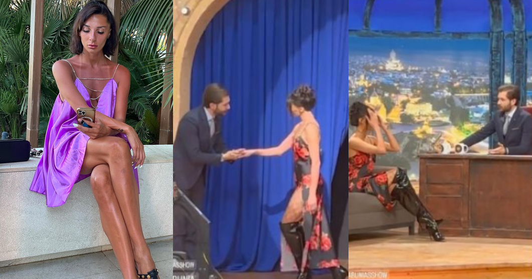 “ულამაზესი ვარდებიანი კაბა და..” – ნახეთ სალომე ჭაჭუას ცეცხლოვანი იმიჯი გადაცემაში