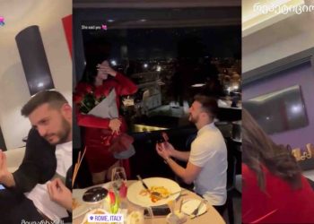 ნახეთ როგორ რეპეტიციობს რუსკა ქარქაშაძის რჩეული ხელის თხოვნამდე – კადრები, რომლებიც ყველას გაგახალისებთ