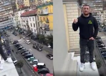 “ვაიმე მერაბ, გადმოდი რას აკეთებ…” – ნეაპოლში ხვიჩას საგულშემატკივროდ ჩასული მერაბ დვალიშვილი “ვერ ისვენებს”