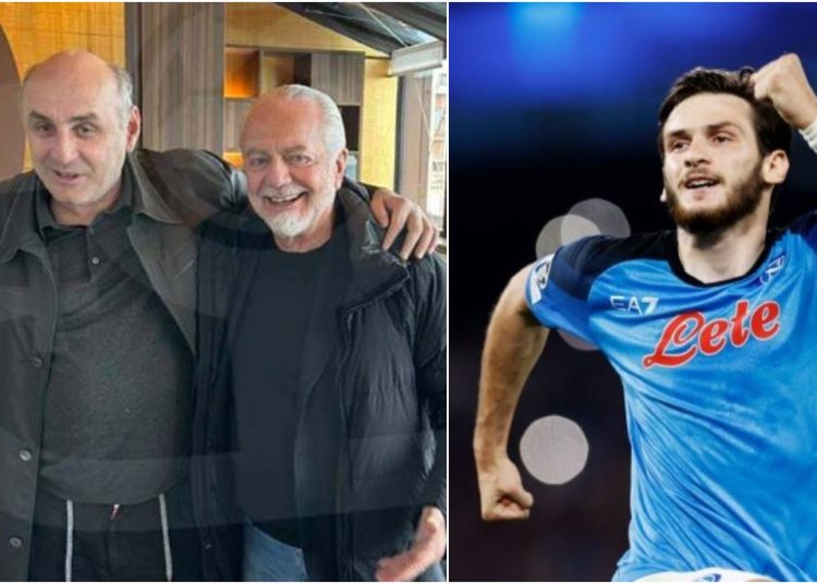 ხვიჩას აგენტი ნაპოლის პრეზიდენტს დე ლაურენტისს შეხვდა – რა ხდება კვარას მომავალთან დაკავშირებით