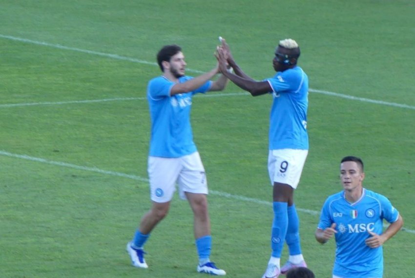 დუეტი კვლავ ამუშავდა ! კვარას პასი და ოსიმენის გოლი ამხანაგურ შეხვედრაში – ვიდეო