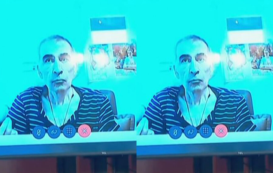 მიხეილ სააკაშვილი პროცესს დისტანციურად ჩაერთო – ფოტო