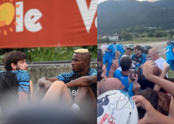 “Ole Ole Ole Oleeeee Kvaraaaa Kvaraaa” – იტალიაში ხვიჩას ავტოგრაფს ვარჯიშის შემდეგ უამრავი ადამიანი ელოდება – ვიდეო