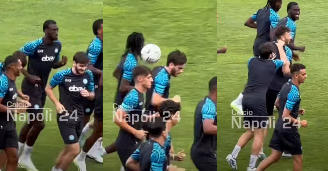 კვარას ვარჯიშისას ბურთი თავში მოარტყეს – ხვიჩას კი შეეშალა და… – ნახეთ ვიდეო