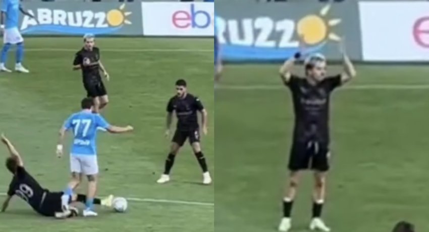 რა რეაქცია ჰქონდა საბა ლობჟანიძეს, როდესაც მისმა თანაგუნდელმა კვარაცხელია მოჩეხა – ვიდეო