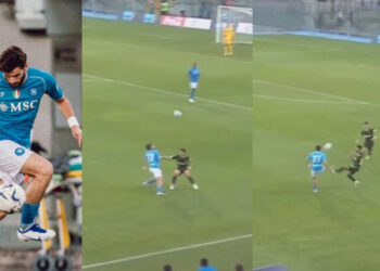 კვარა ცხელიააა ! ხვიჩამ ჟირონას ორ ფეხბურთელს ბურთი თავზე გადაუგდო და ტრიბუნები აახმაურა – ვიდეო