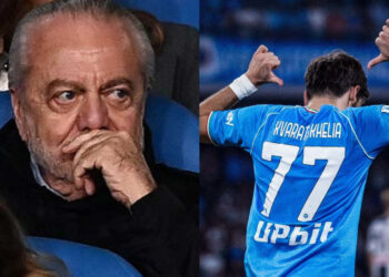 “დე ლაურენტისის რეაქციას დააკვირდით კვარას გოლისას ? ეს ყველაფერზე მეტყვებელს” – რას წერს იტალიური მედია ნაპოლის ბოსის რეაქციის შესახებ