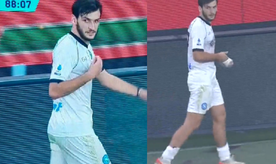 რას აკეთებ ? რა რეაქცია ჰქონდა ხვიჩა კვარაცხელიას როდესაც რუდი გარსიამ 89-ე წუთზე გაიყვანა