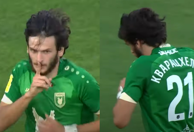 ასე აჩუმდებდა კვარა კრიტიკოსებს – ნახეთ ხვიჩას კარიერის ერთ-ერთი საუკეთესო გოლი “არსენალის” წინააღმდეგ