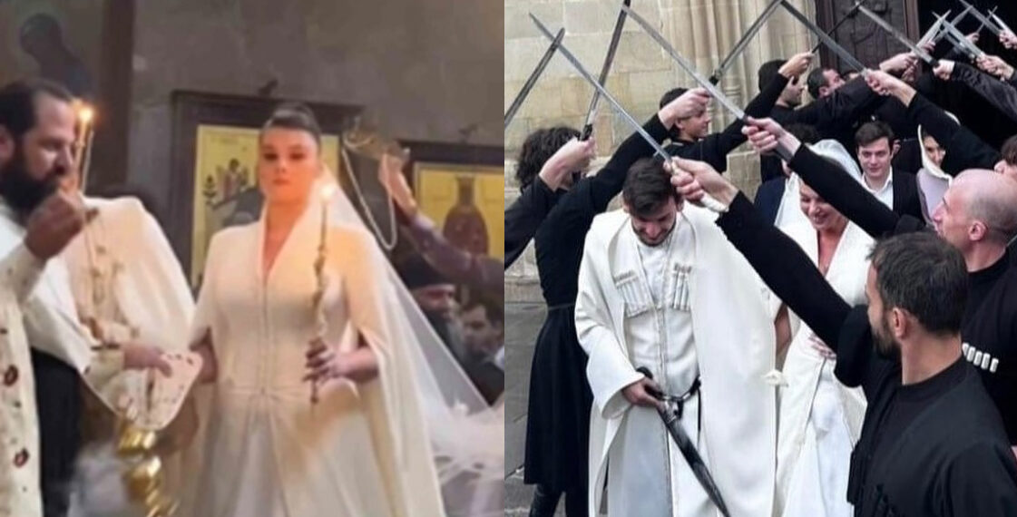 ჯვრისწერა სამთავროში და ულამაზესი პატარძალი – ნახეთ, კადრები კვარაცხელიას ქორწილიდან