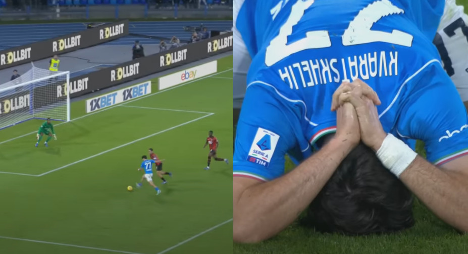 ვიდეო : კვარას მომენტი და ემოციები მილანთან, სადაც ქართველს მეკარემ აჯობა