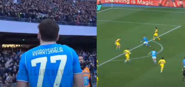 ვიდეო : საოცარი სილამაზის გოლი და ახმაურებული სტადიონი – კვარაცხელია დაბრუნდა !