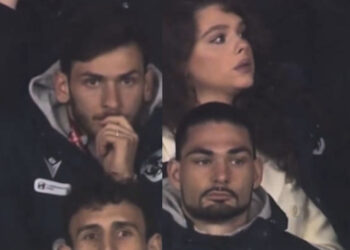 როგორ ქომაგობდნენ ხვიჩა კვარაცხელია და ნიცა თავაძე საქართველოს ნაკრებს