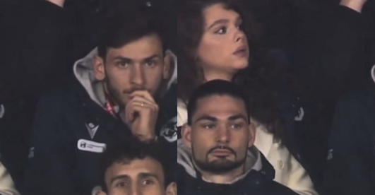 როგორ ქომაგობდნენ ხვიჩა კვარაცხელია და ნიცა თავაძე საქართველოს ნაკრებს