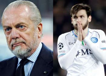 ნაპოლის პრეზიდენტი კვარაცხელიას შესახებ განცხადებას აკეთებს