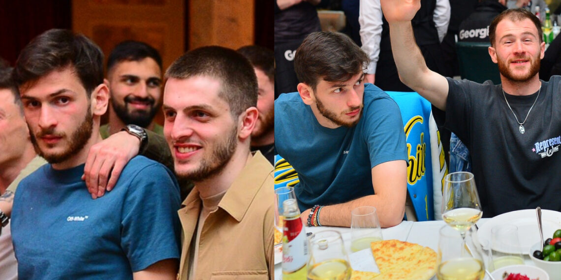 „დიდი გამარჯვების შემდეგ“ – ეროვნული ნაკრების წევრებისა და მათი მეუღლეების ფოტოები წვეულებიდან