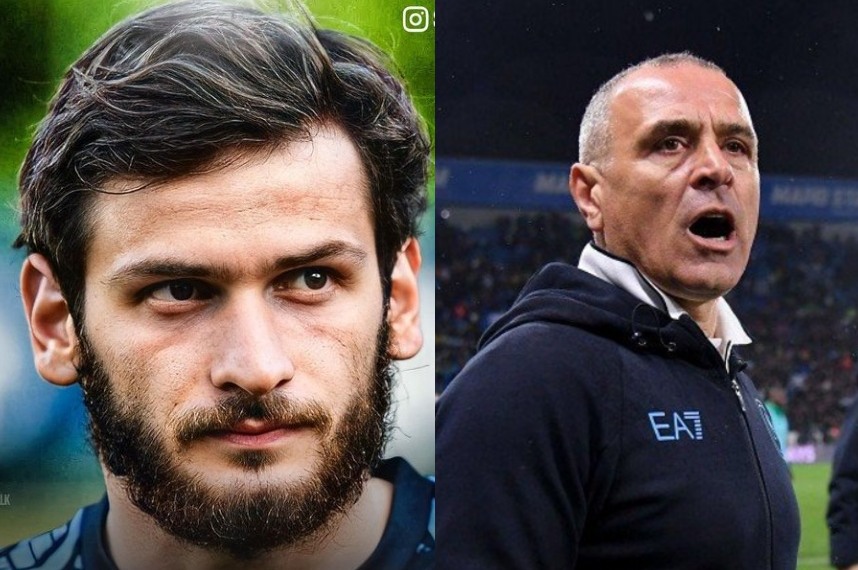 “ხვიჩას ამ საქციელმა გამაოგნა, ვთხოვე რომ..” – ნაპოლის მწვრთნელი კალცონა კვარაცხელიას შესახებ საუბრობს