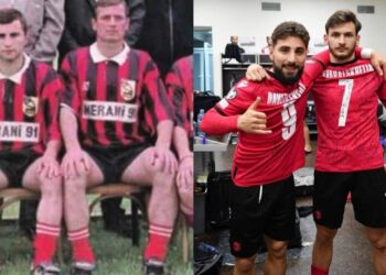 ,,მამების ძმაკაცობას შვილები აგრძელებენ. მათი ოცნებაც შვილებმა აიხდინეს” – ზურიკო დავითაშვილისა და ხვიჩა კვარაცხელიას მშობლებიც ერთ გუნდში თამაშობდნენ: ემოციური კადრები