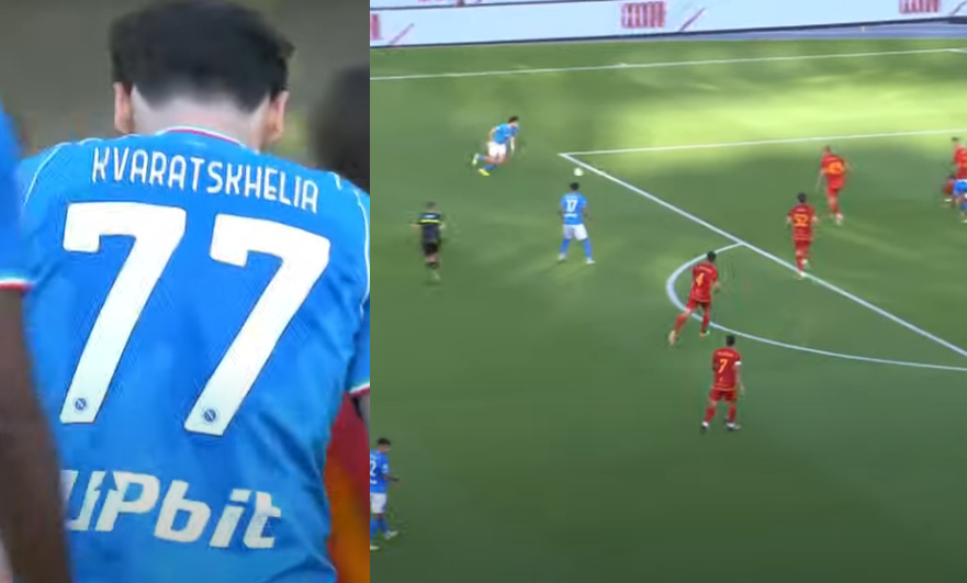 ქართველს რომაელები ვერ აჩერებდნენ – ხვიჩა კვარაცხელიას რომასთან სუპერგოლამდე ცოტა დააკლდა