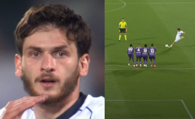 ვიდეო : ხვიჩა კვარაცხელიას ულამაზესი ჯარიმა და უცხოელი კომენტატორის რეაქცია ქართველის გოლზე