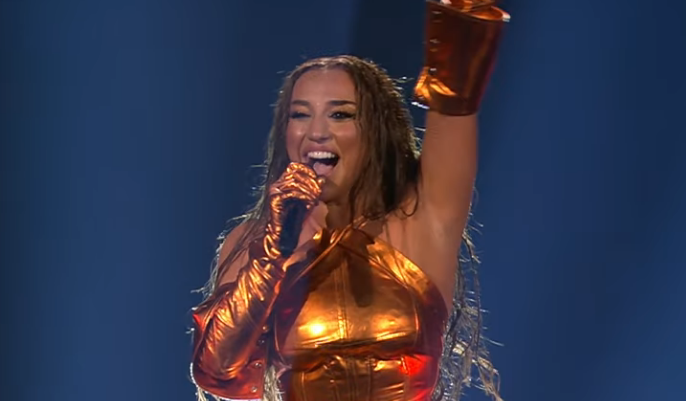 ვიდეო : ბრწყინვალედ შეასრულა – ნახეთ ნუცა ბუზალაძის შესრულება “ევროვიზიაზე”