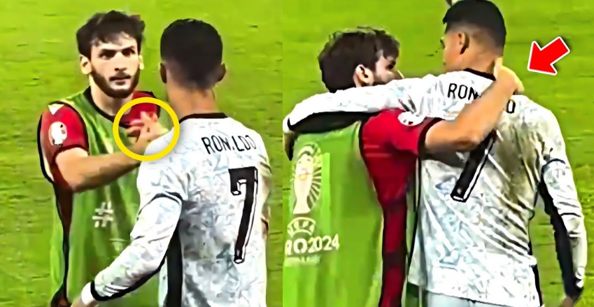 აქამდე უცნობი ვიდეო – ხვიჩა კვარაცხელიას და კრიშტიანუ რონალდუს კადრები მატჩის დასრულების შემდეგ