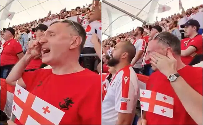 ვიდეო : “ოთარის ცრემლები გინახავთ? ეს რა დღეა ქართველებო” – საქართველოს ჰიმნზე აცრემლებული ოთარ ტატიშვილი და ამღერებული ქართველები ჰამბურგის სტადიოზე