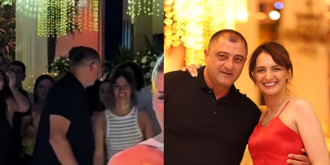 ვიდეო : გიორგი მამარდაშვილის მამის რეაქცია, როცა მისმა ქალიშვილმა ქორწილში თაიგული დაიჭირა