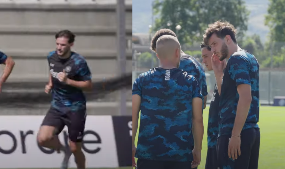 ვიდეო : ანტონიო კონტე კვარაცხელიას და სხვა ფეხბურთელებს დასვენების საშუალებას არ აძლევს – კადრები ნაპოლის ვარჯიშიდან