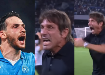 ვიდეო : ანტონიო კონტეს რეაქცია ხვიჩა კვარაცხელიას გენიალურ პასზე