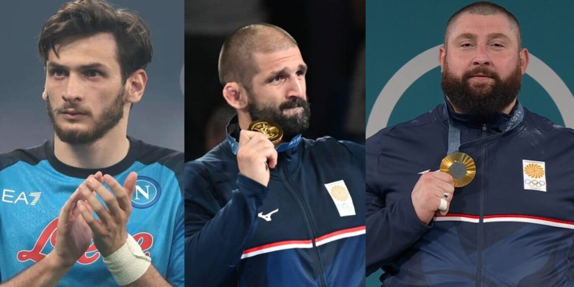 როგორ ულოცავს ხვიჩა კვარაცხელია ლაშა ტალახაძეს და გენო პეტრიაშვილს ოქროს მედლების მოპოვებას