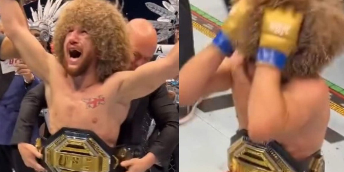 მერაბ დვალიშვილის პირველი ემოციები, როდესაც საჩემპიონო ქამარი გადასცეს