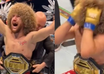 მერაბ დვალიშვილის პირველი ემოციები, როდესაც საჩემპიონო ქამარი გადასცეს