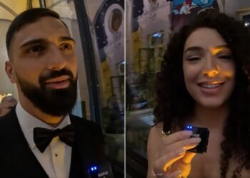 ვიდეო: „ელენეს პირველი კითხვა იყო, რა ჩავიცვაო…“ – გიორგი მამარდაშვილისა და მისი მეუღლის ინტერვიუ ოქროს ბურთის დაჯილდოების ცერემონიიდან