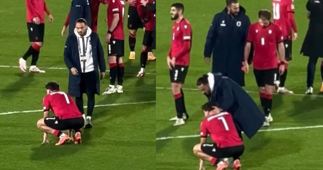 ვიდეო : “თქვენ გენაცვალეთ ბიჭებო!” – როგორ ამხნევებენ ერთმანეთს ფეხბურთელები ალბანეთთან მარცხის შემდეგ