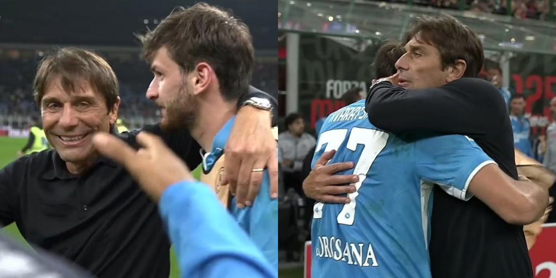 ნახეთ კადრები : ნაპოლის ხვიჩას სახით ბრილიანტი ჰყავს – ანტონიო კონტე კვარაცხელიას თამაშით მილანის წინააღმდეგ აღფრთოვანებული დარჩა
