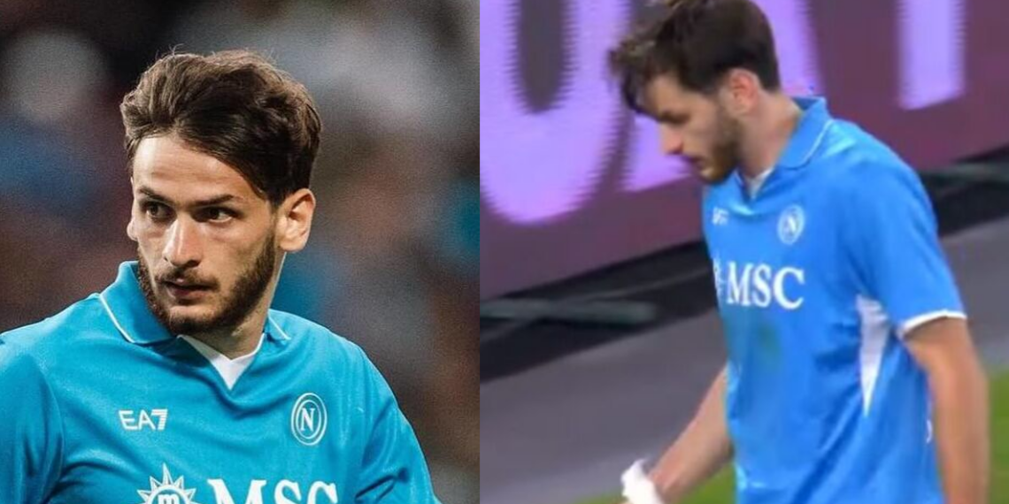 რა რეაქცია ჰქონდა ხვიჩა კვარაცხელიას, როდესაც ანტონიო კონტემ რომასთან ნაადრევად შეცვალა