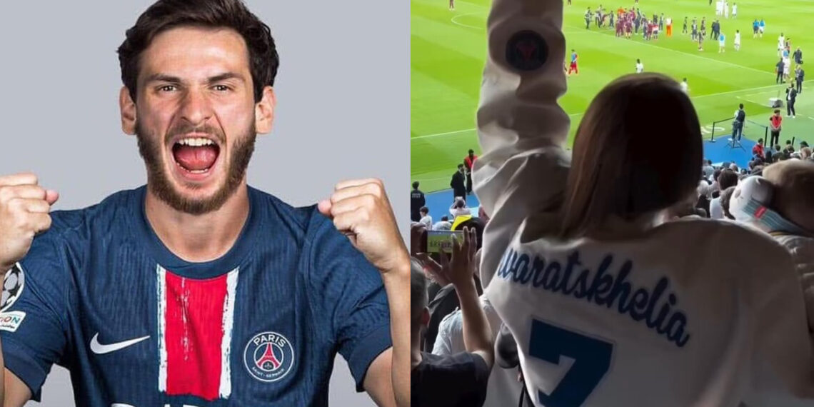 “კვარა, ნიცა და დამიანე” – ემოციური კადრები პარიზიდან, კვარაცხელიას ჩემპიონობის შემდეგ