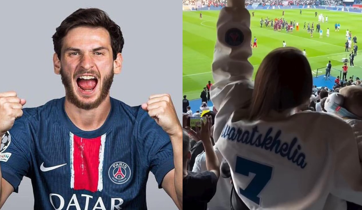 “კვარა, ნიცა და დამიანე” – ემოციური კადრები პარიზიდან, კვარაცხელიას ჩემპიონობის შემდეგ