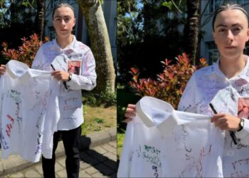 „მე და ჩემი ტყუპისცალი დღეს ერთად ვამთავრებთ სკოლას, მე მიწაზე და ის ცაზე მიუყვება თავის გზას.. ერთი პერანგი მაცვია, მეორეს გულით ვატარებ..“ – ქობულეთელი ნია მიქელაძის ემოციური პოსტი ბოლო ზარის დღეზე