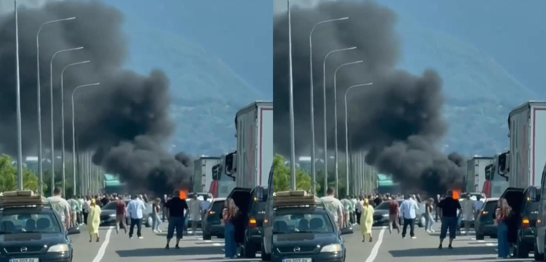 ვრცელდება ქობულეთი – ბათუმის შემოვლით გზაზე, მომხდარი შემზარავი ავარიის კადრები – დაღუპულია 4 ადამიანი